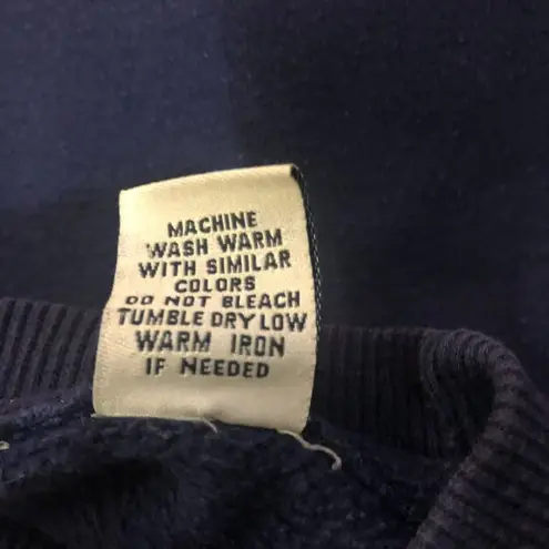 Classic Elements Vintage Sweatshirt Womens S (6-8) Used Dark Blue