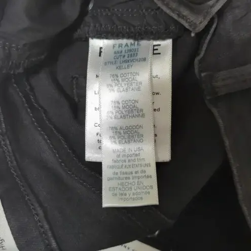 frame denim  Black Ankle Jeans black Sz 26