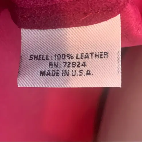 Vintage Golden Bear San Francisco leather shacket Red Size L