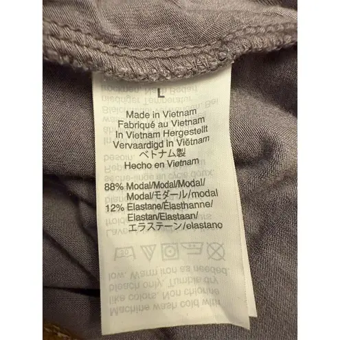 Point Sur J. Crew Women's Gray Flutter Sleeve Top Size L Size L