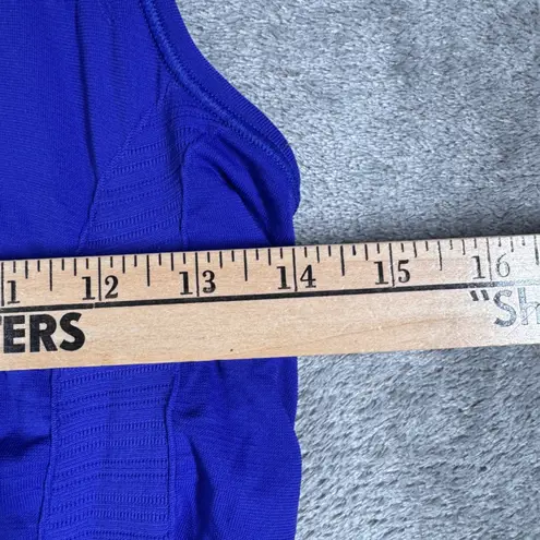 Calia By Carrie Underwood Ruched Seamless Tank Womens S Twilight Blue NWT