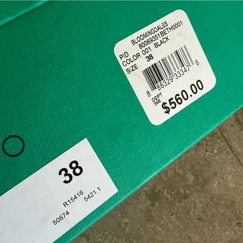 Ilio Smeraldo x Elizabeth Sulcer Combat Boots, Black Size 38 New in Box $560