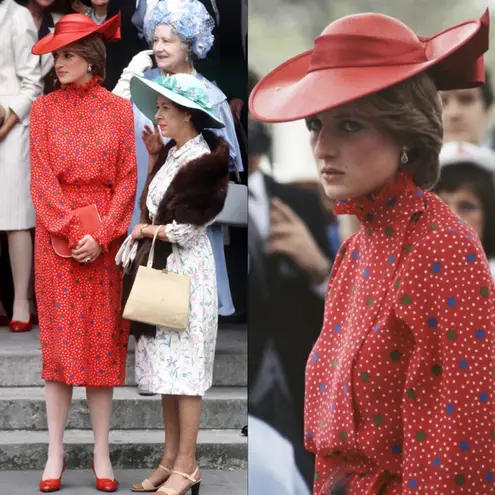 Givenchy 80s Silk Star Print Dress