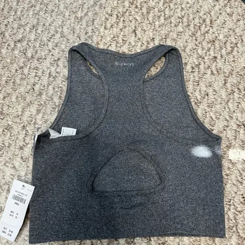 Gilly Hicks NWOT  gray workout top S