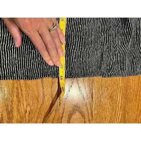 Knit Button Down Long Sleeve Dress Medium Pockets Lagenlook Artsy Black Size 40