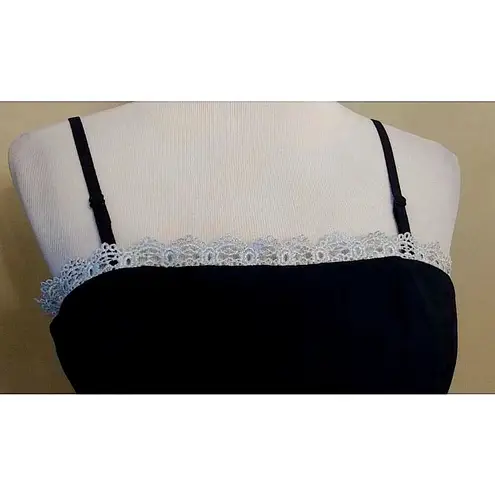 Minuet Black Convertible Party Dress Silver Trim Paper Bag Waist by ModCloth