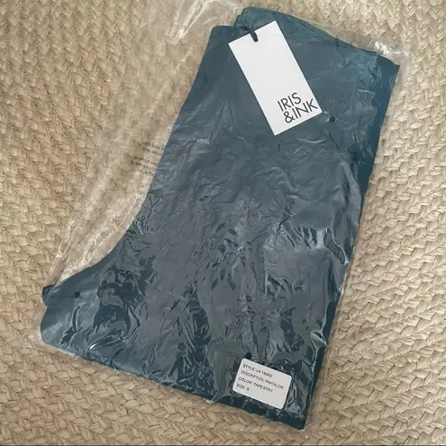 IRIS & INK REVOLVE Bonnie cropped perforated stretch leggings in tapestry