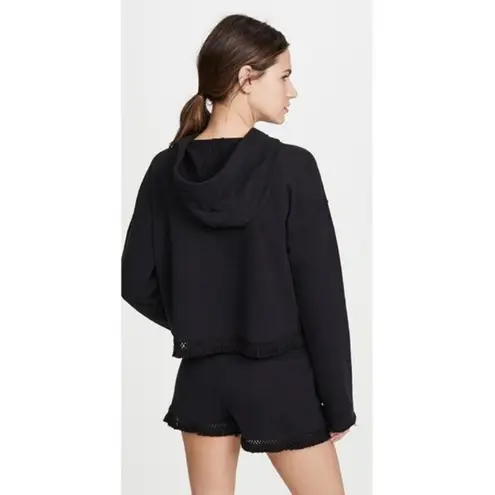 Alala NWT Revolve Black Cropped Hoodie Sweatshirt