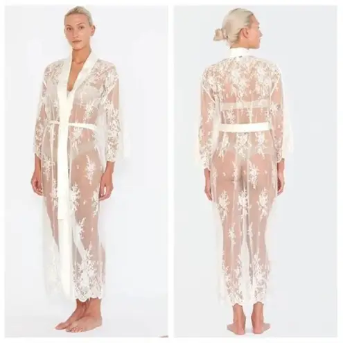 💕BHLDN x RYA COLLECTION💕 Darling Lace Robe ~ White Medium/Large NWOT Size undefined