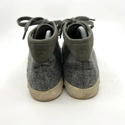 Rag and Bone  Standard Issue Wool Gray High Top Sneaker Women's 8 US