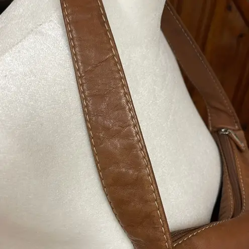 Fossil  Soft Brown Leather Shoulder Bag