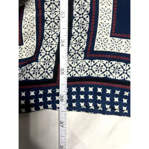 Pleione Shift Dress Size Medium Lagenlook Corp core Key hole back Block Pattern