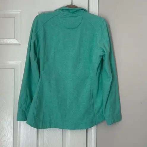 Duluth Trading Co. Frost Lake Fleece Full Zip Jacket Women's Large Green Teal