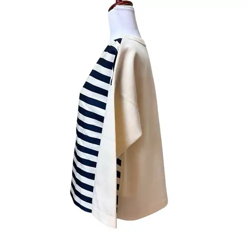 Moncler MINT🌟 Maglia Girocollo Round Neck Jumper Blouse Striped Blue Cream Large