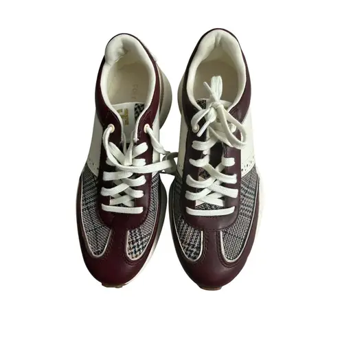 Cole Haan  Women's Grand Crosscourt Meadow Runner Plaid Sneakers Size 5.5
