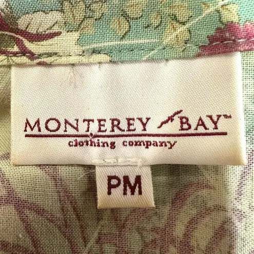 MONTEREY BAY 90s Vintage Green Pink Floral Jacket Womens PM Cottage Fairy Retro Size undefined