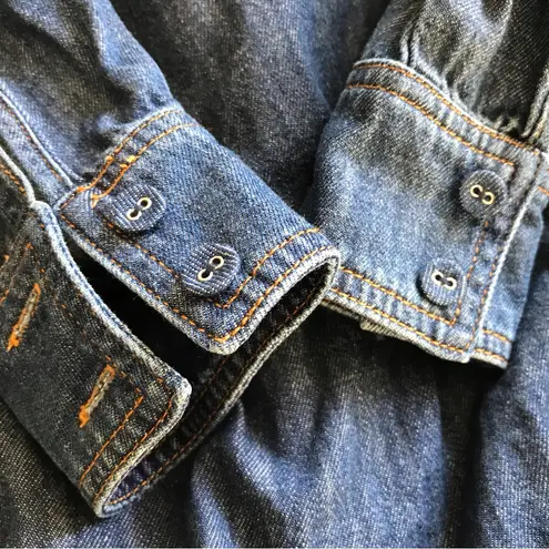 Boden USA Boden Blue Denim Shirt Dress