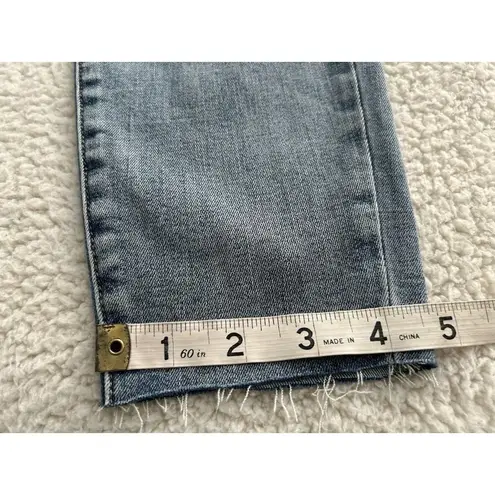 Pistola Aline High-Rise Skinny Crop Raw Hem Jeans in Marmont Blue Size 27