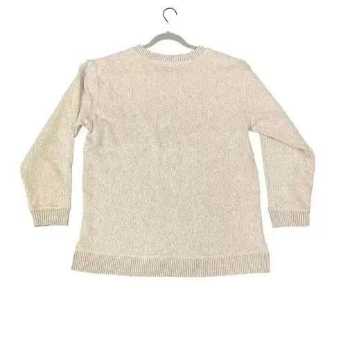 Chicka-d Women’s Grey Pullover V-neck North Dakota Sweater By Size L NWOT