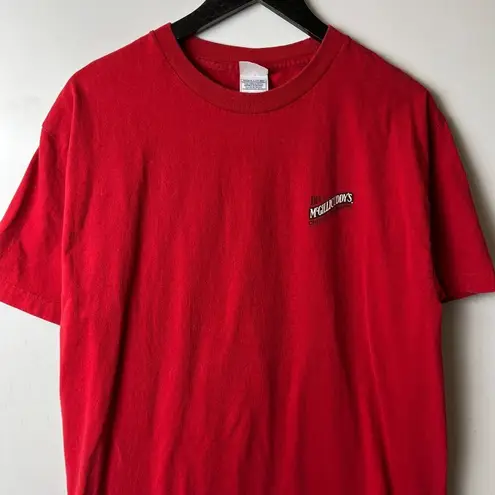 Dr McGillicuddy's Cherry Schnapps T Shirt Vintage Y2K Red Medium M Graphic Tee