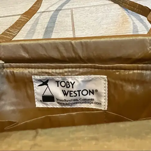 NWT, Vintage Toby Weston Hand Crafted 3D Floral Pattern Fabric Bag