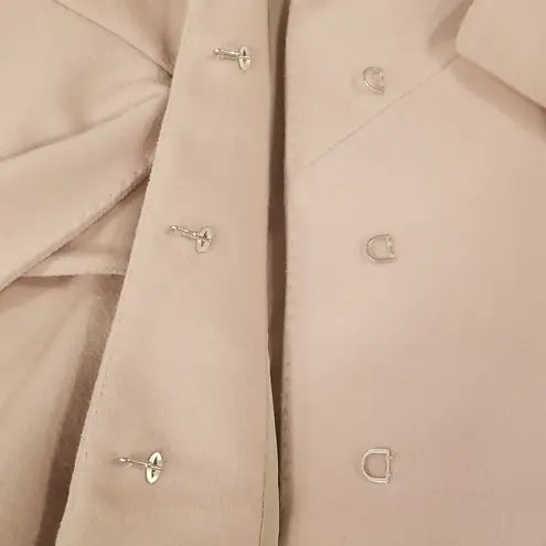 Stella McCartney 💕💕 Wool Cashmere Short Wrap Coat ~ Blush Pink EU 42