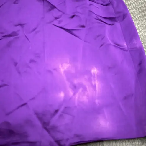Retrofête RTR Janessa Dress Purple Sz XL 10-12 silky square neck satin club