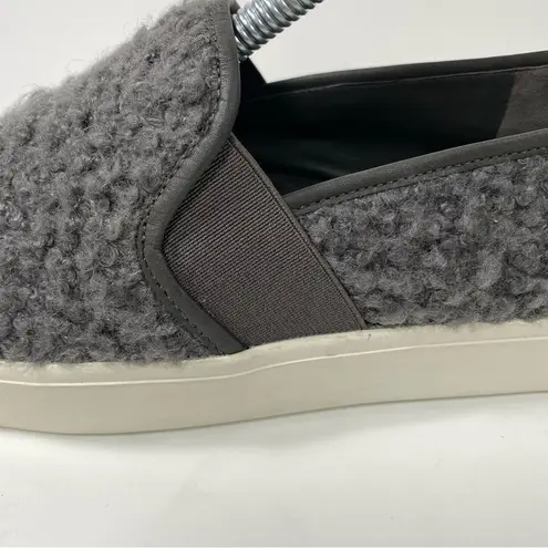 Vince  Shearling Blair Sneaker Color Grey SZ 8