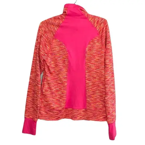 Moving Comfort Women’s Pink Striped Active Jacket Size Medium