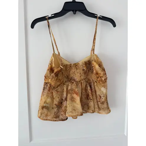 Madden NYC Crop Tank Yellow Size undefined