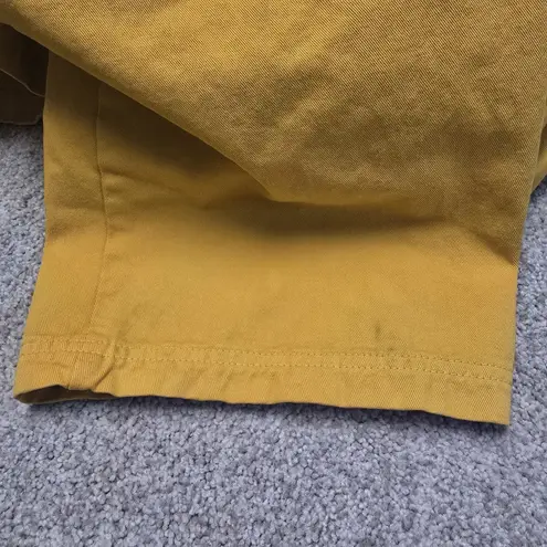 Big Bud Press Short Sleeve Zip Up Utility Jumpsuit in Mustard Yellow Size Medium