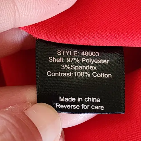 Camilla Tree Red Black Lace Contrast Shift Tunic Mini Dress Size Small