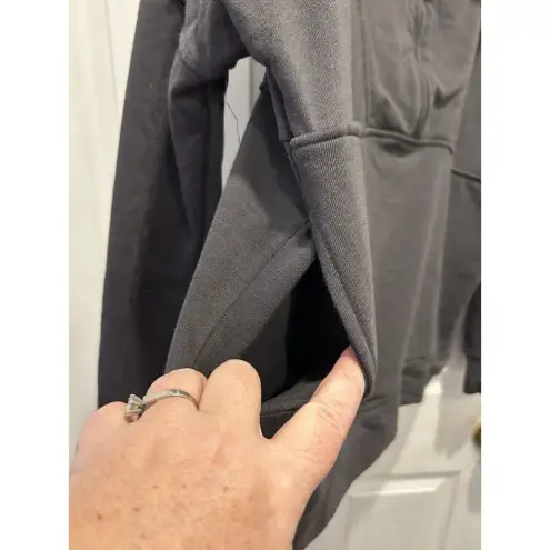 Anthropologie WILO the Label Bella 1/2 Zip Minimalist Lounge Gray Size Medium‎