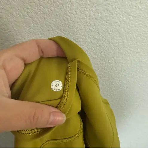 Lululemon NWT  Fast and Free High Rise Tight 25” Leggings 10 Golden Lime - Image 8