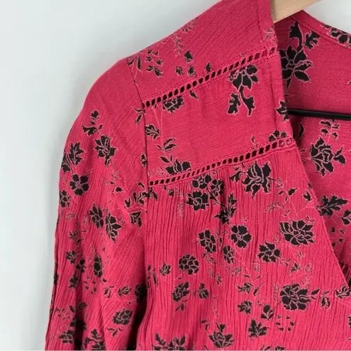 Fat Face Boho Crinkle Fabric Floral Print V