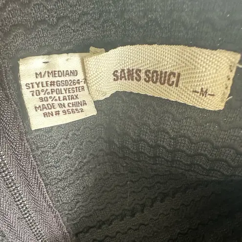 Sans Souci Cocktail Strapless Scuba Bandage Fit & Flare Mini Dress Size M