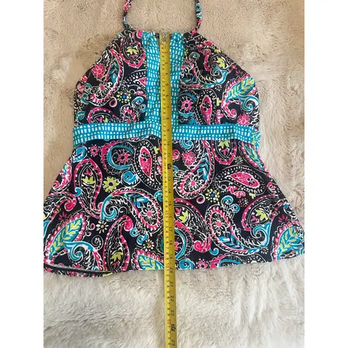 Avenue NWT Ocean Tankini Swim Top Multicolor Size L