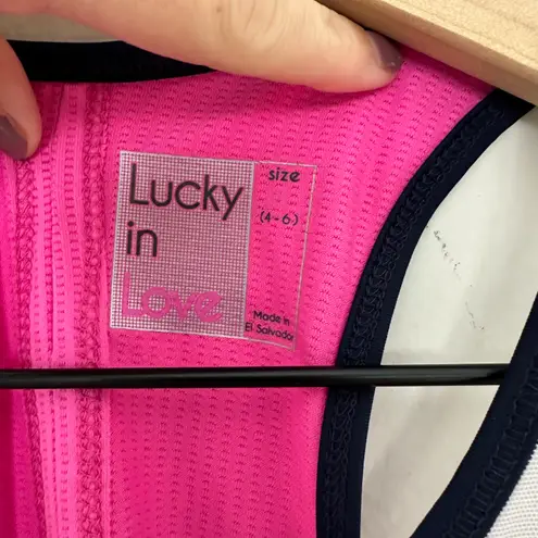 lucky in love NWT - Santa Fe Fly High Tie Back Tennis Tank Top Pink Golf Gym