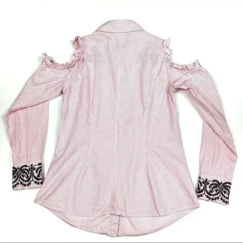 Anthropologie  Nanette Lepore Cold Shoulder Women’s Size Small thumbnail 4