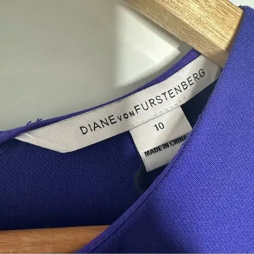 Diane Von Furstenberg DVF Diane Von Furstenburg NEW!! Jeannie Dress in Tanzanite Blue Size 10