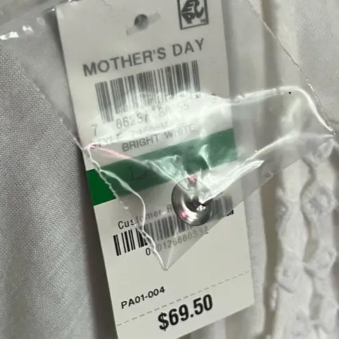 INC International Concepts • NWT White Floral Lace Tank Top Size L