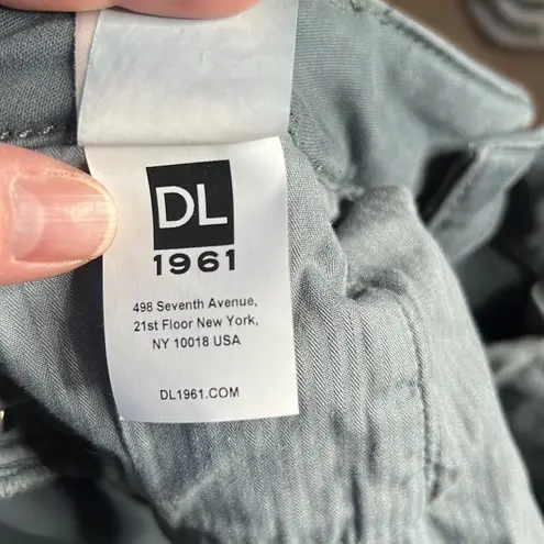 DL1961 Premium Denim Margaux Instasculpt Ankle Skinny Jeans Elm Size 30