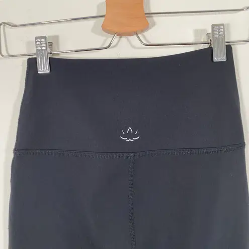 Beyond Yoga Soleil Limited Edition High Waisted Leggings Black & Gold Mesh Small