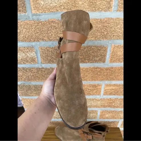 See By Chloe Janis Suede Belted Ankle Boots size 40/9.5