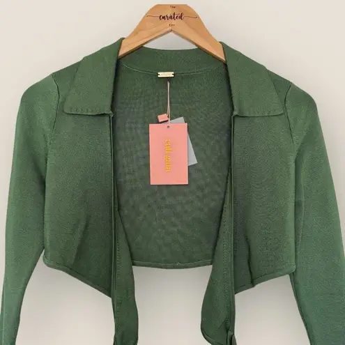 Cult Gaia | Tory Knit Top | Size S | Basil