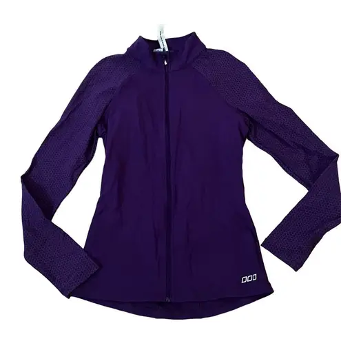 Lorna Jane Women's Purple Full Zip Activewear Jacket Size S Running Hiking Gym