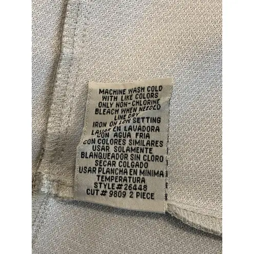 Maya Brooke Women’s Beige Open Front Jacket Size 12 – 3/4 Sleeve Dressy Blazer