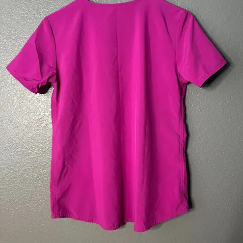 Scrubstar Active Stretch Fuchsia Scrub Top - Size XS