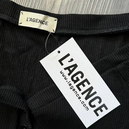 L'Agence L’Agence Dress Womens Size XS Elia Black Fit and Flare