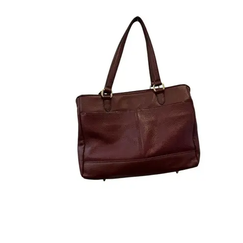 Giani Bernini Women's Hobo Shoulder Bag Burgundy Wine Gold Hardware